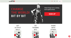 Desktop Screenshot of globalchangelab.org